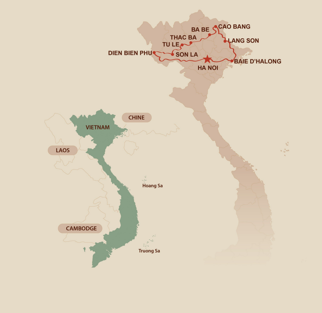 Hanoi – Dien Bien Phu – Son La – Mu Cang Chai – Thac Ba – Ba Be – Cao Bang – Lang Son – Halong – Hanoi – Sur Les Traces De La Guerre D’indochine